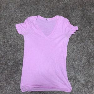 Pink v-neck
